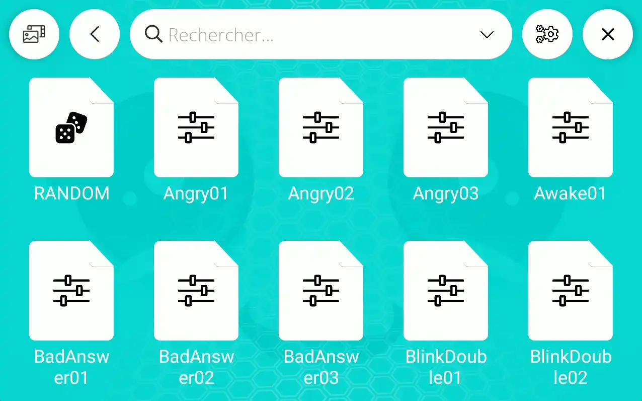 Buddy Player - Liste de comportements