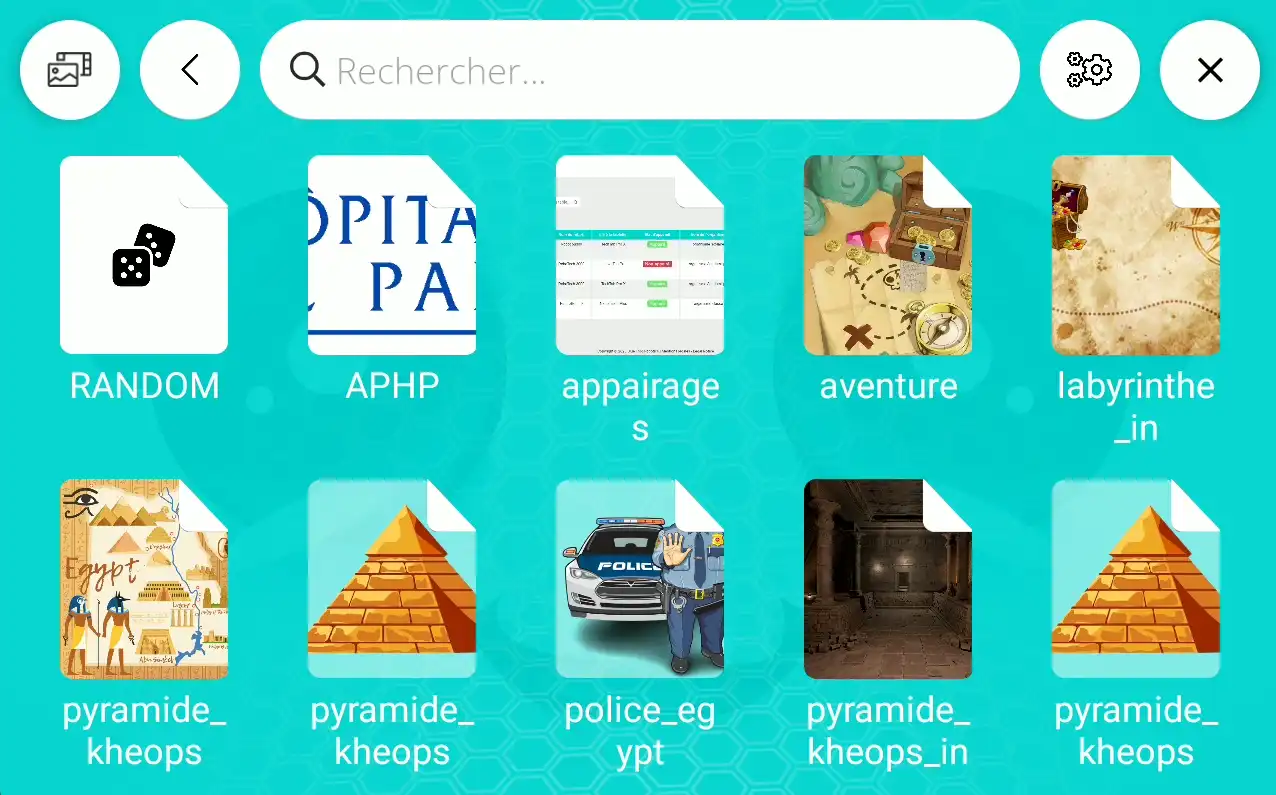 Buddy Player - Liste de scénarios