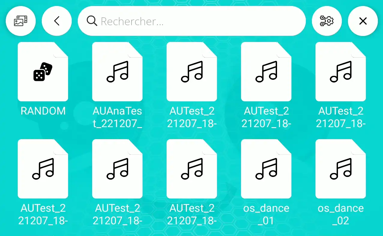 Buddy Player - Liste de musiques