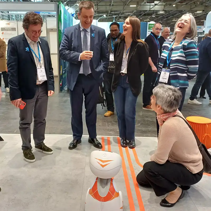 Buddy sur le stand EDF