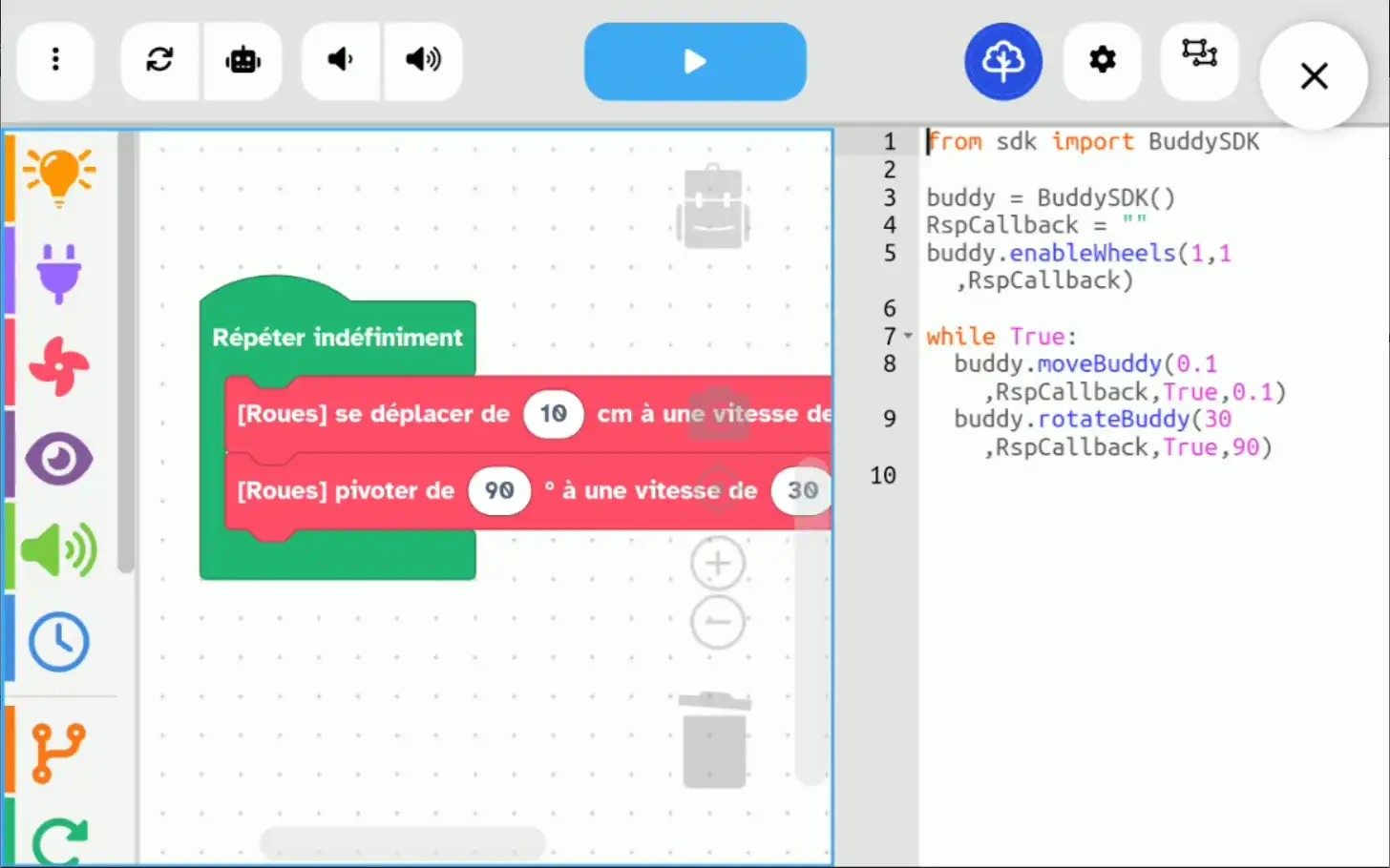 VittaScience - Vue sur Buddy