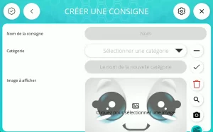 Consignes - Créer une catégorie