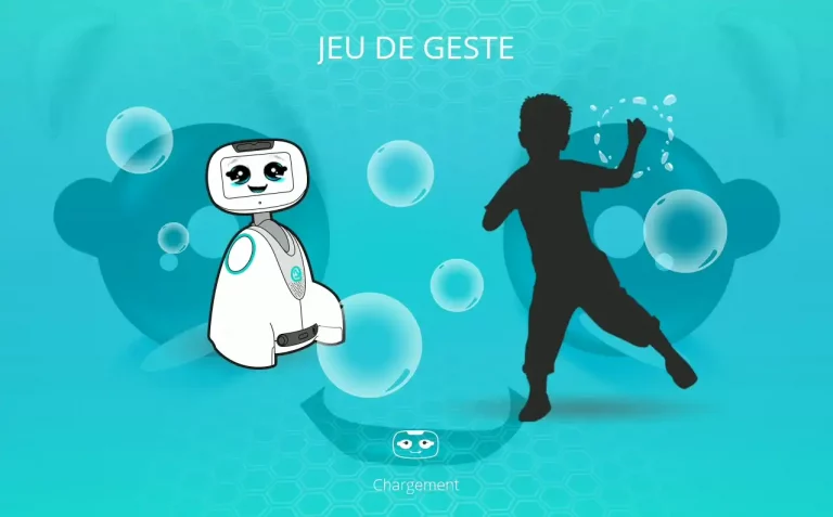 Jeu de geste - Ecran de chargement