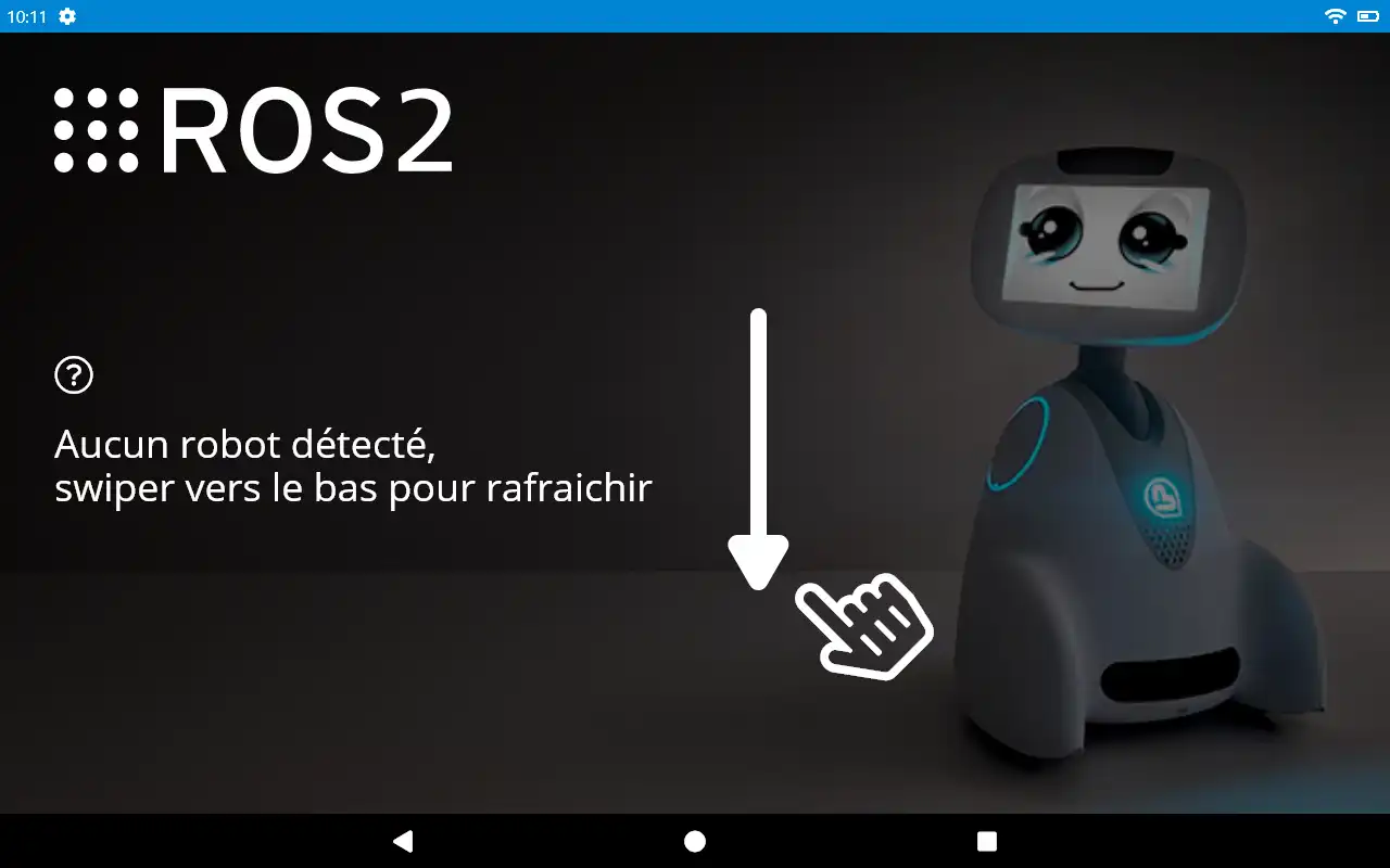 Tablette ROS2 - Loading screen - Robot compatible ROS2 Tablette ROS2 - Loading screen - Robot compatible ROS2